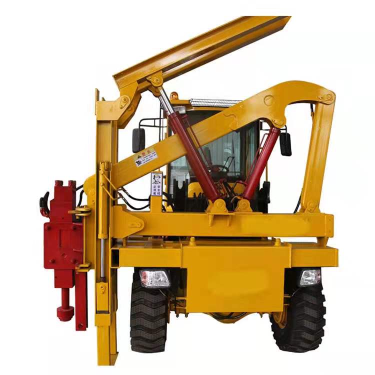 Highway Guardrail Pile Driver